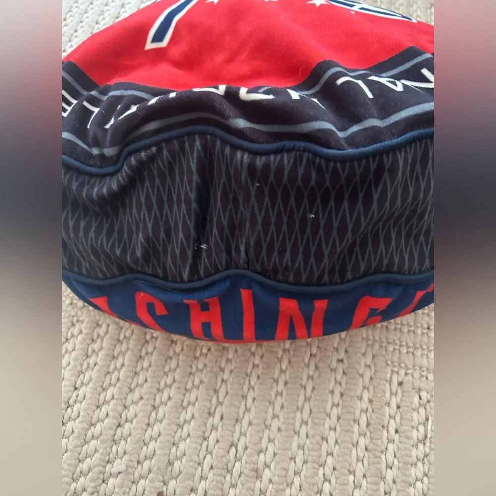 NHL Washington Capitals Soft Red White Blue Hockey Puck Pillow